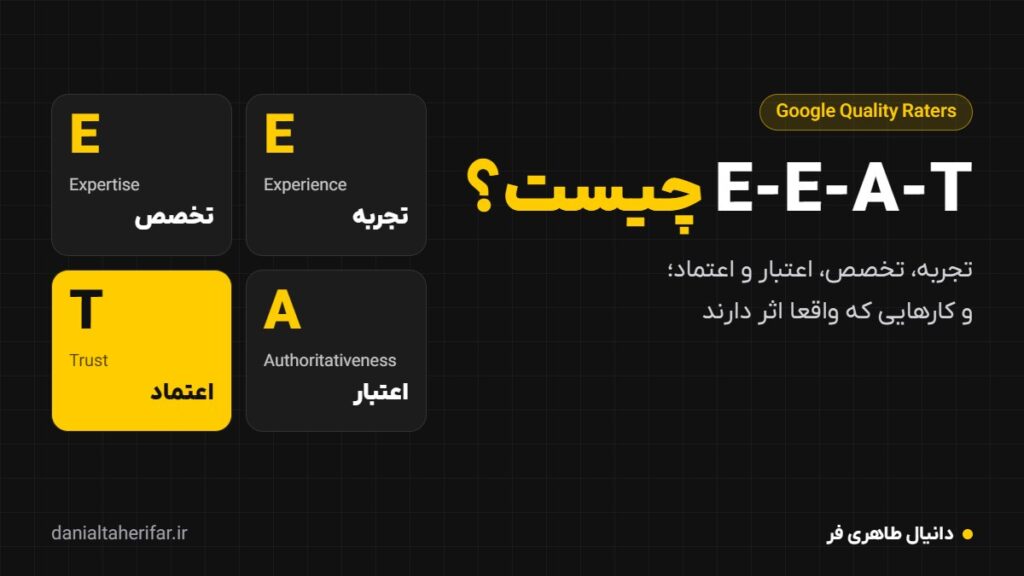 E-E-A-T چیست؟ معیار کیفیت گوگل و راه‌های تقویت آن