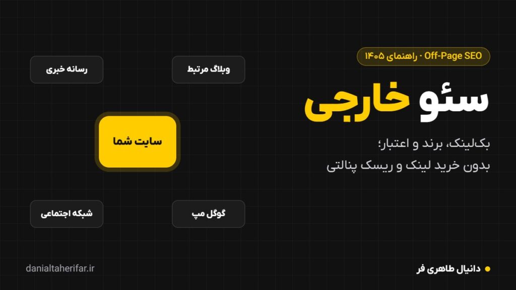 سئو خارجی (Off-Page SEO) چیست؟ آموزش لینک‌سازی سالم ۱۴۰۵